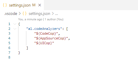 Enable the Code Analyzers (AppSourceCop, CodeCop, UICop, PerTenantExtensionCop) in your settings.json